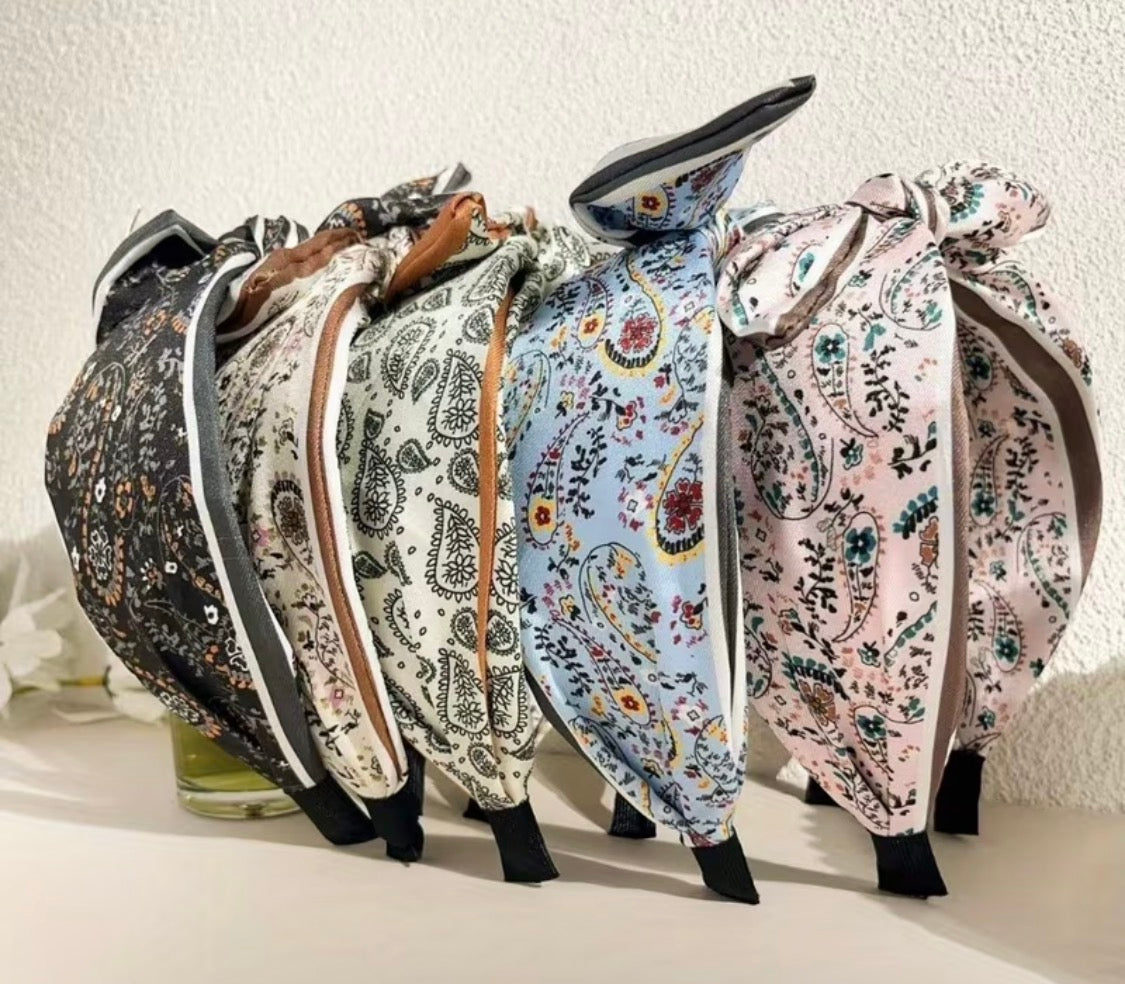 BOHO PAISLEY HEADBANDS