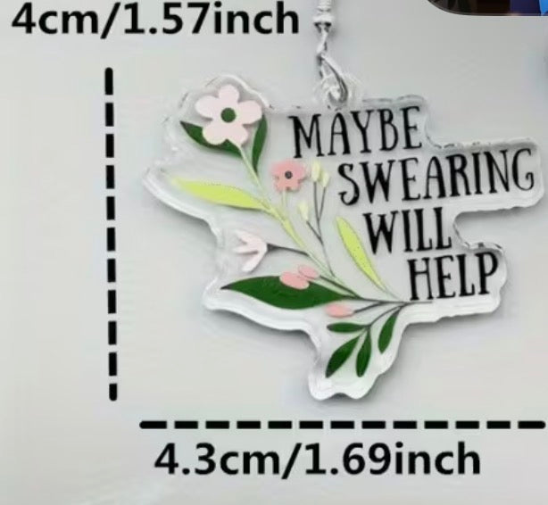 Sarcastic Unique Acrylic Earrings