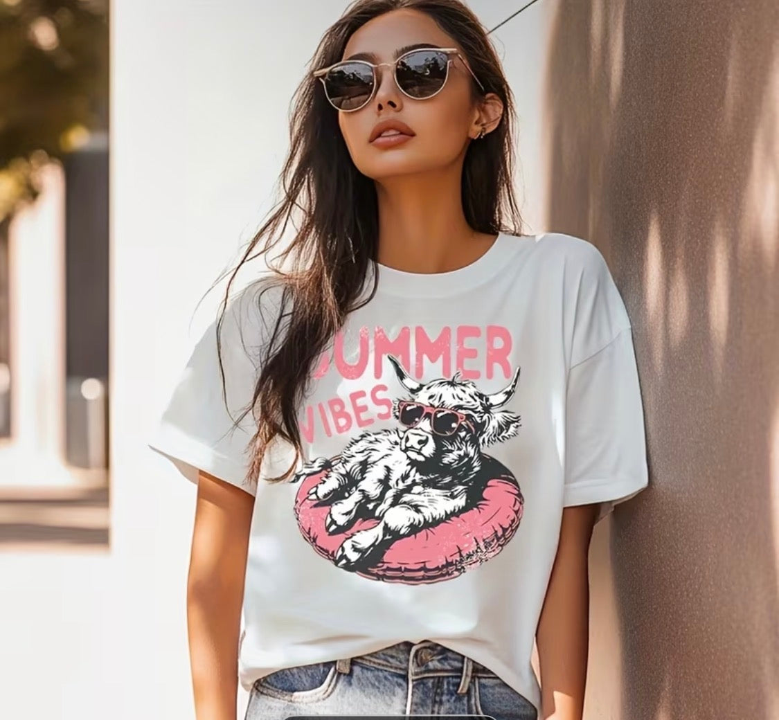 ADORABLE "SUMMER VIBES" T-SHIRTS