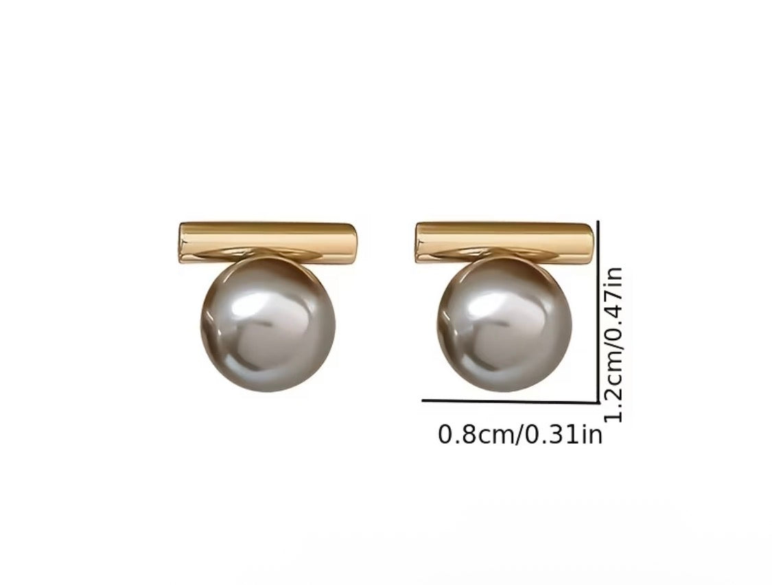 NICHE-DESIGNED GRAY EARRINGS