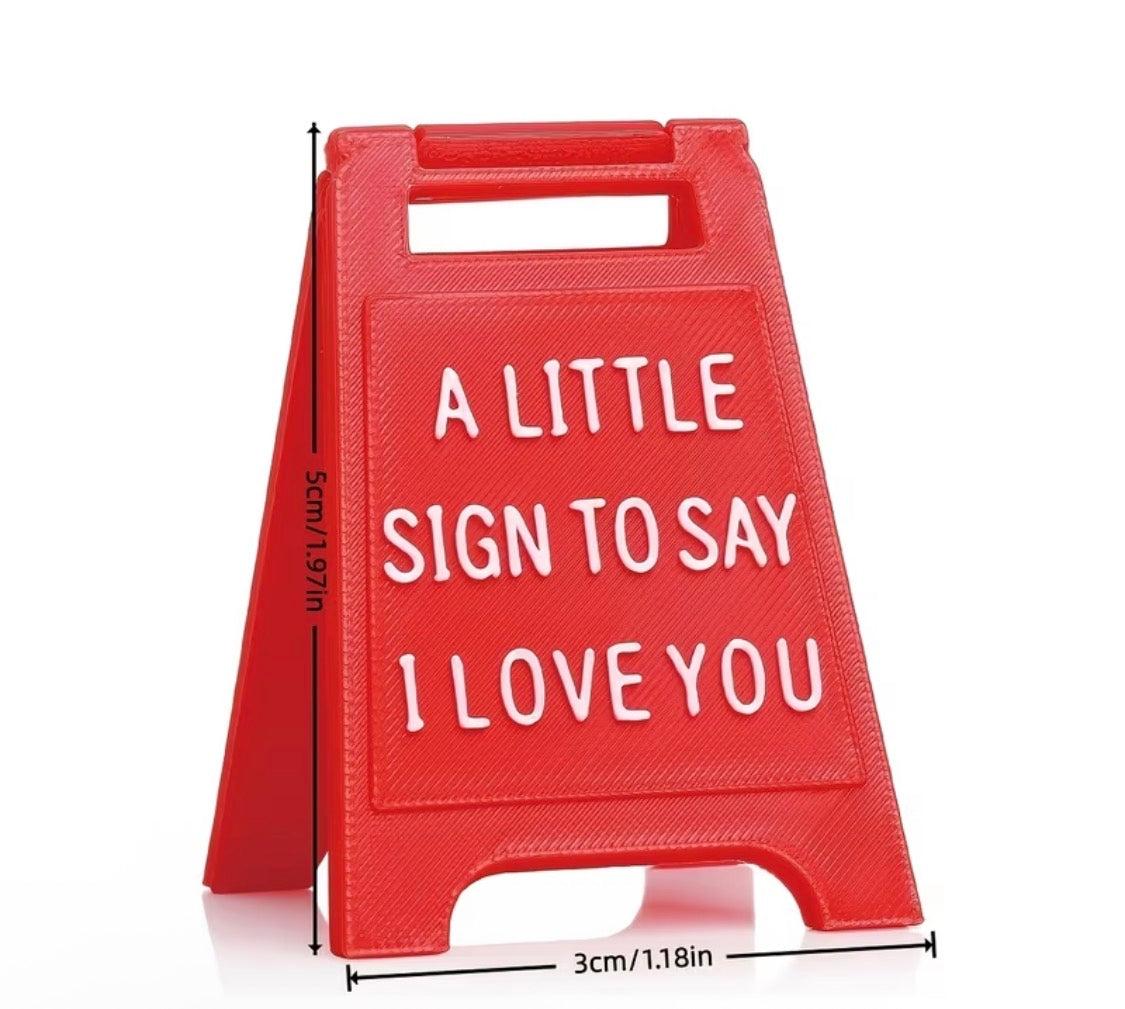 "I LOVE YOU" SIGN