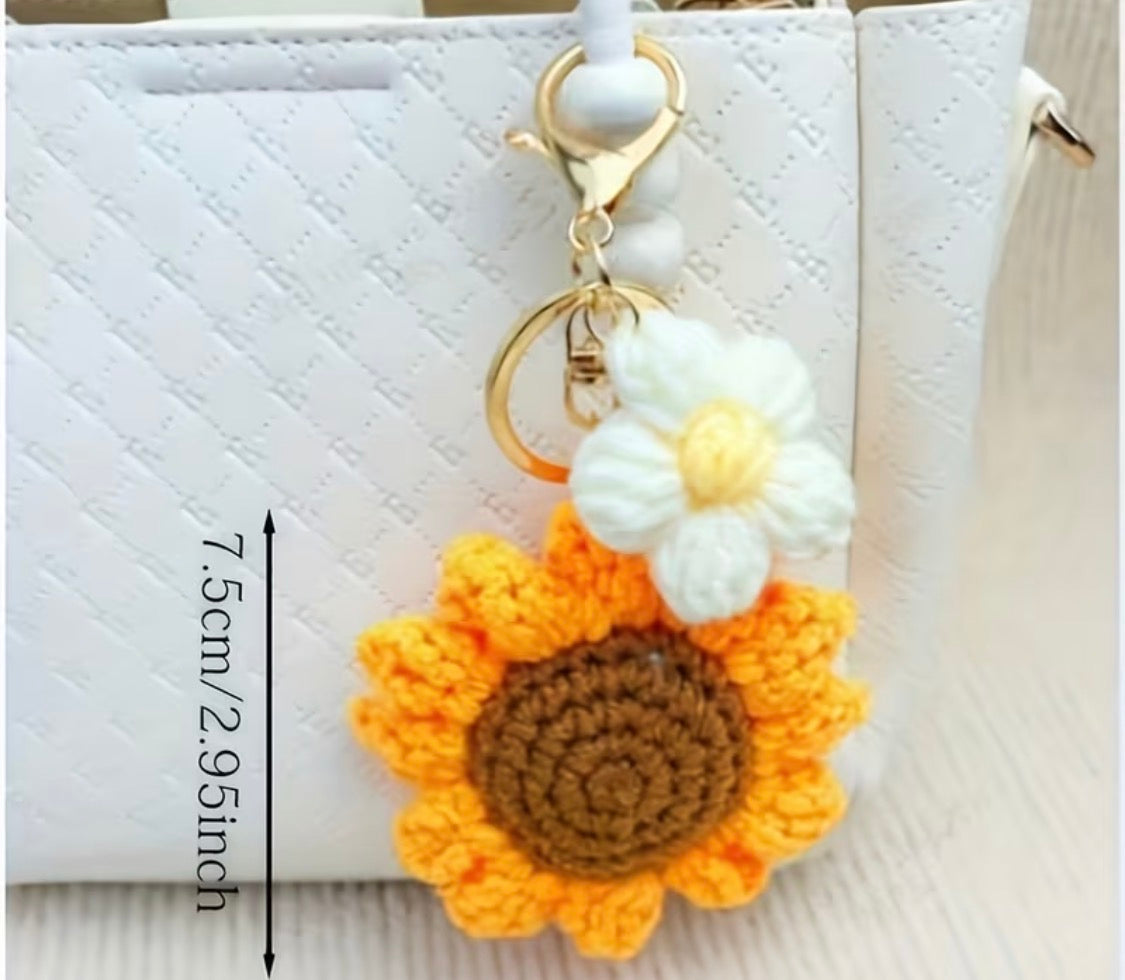 SUNFLOWER KEYCHAIN