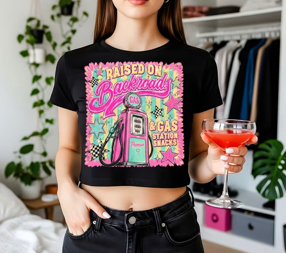 "RAISED ON BACKROADS" T-SHIRT