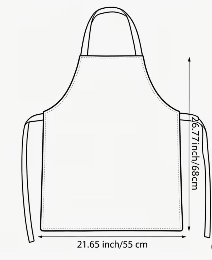 "BAKING BECAUSE MURDER IS WRONG" APRON