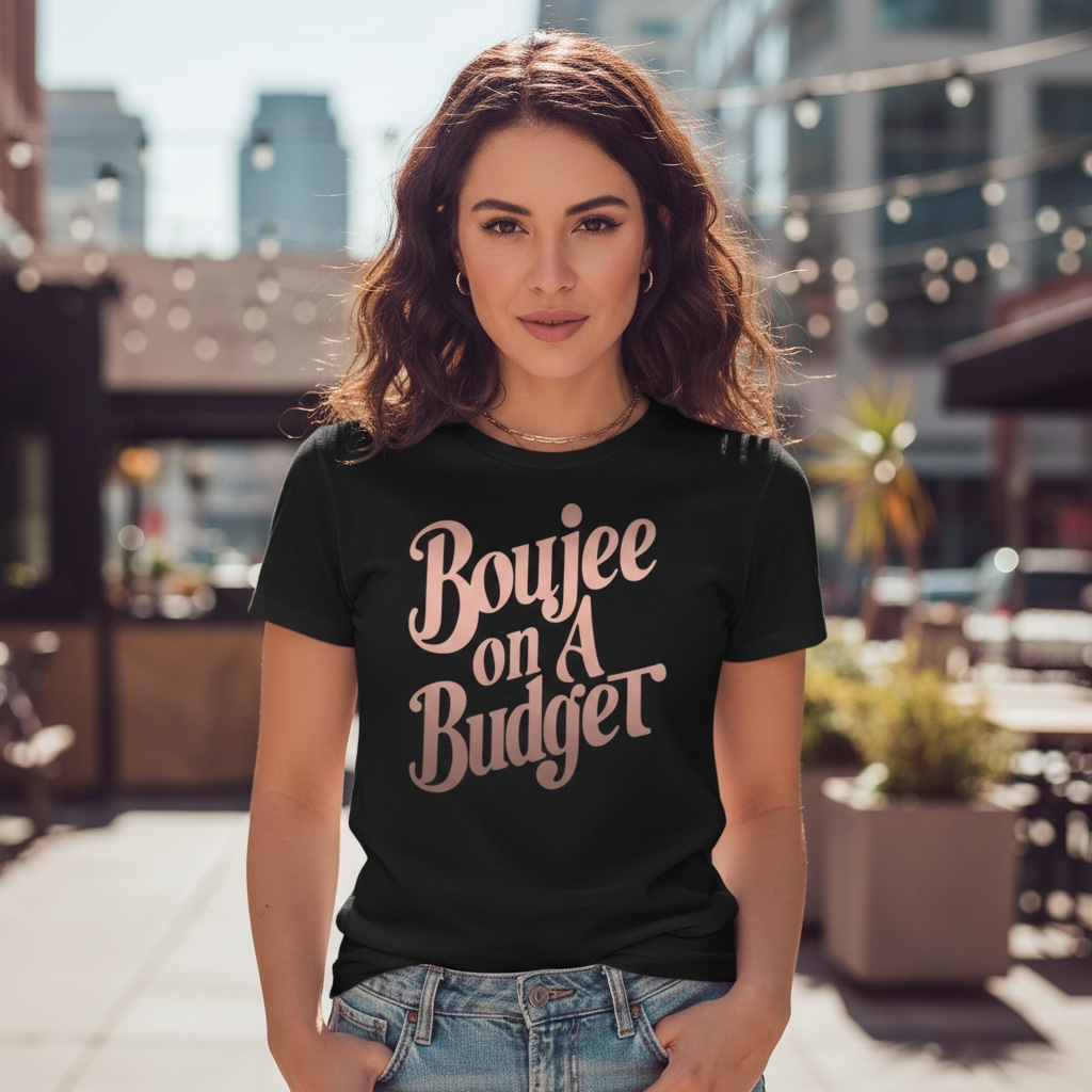 "BOUJEE ON A BUDGET" T-SHIRT