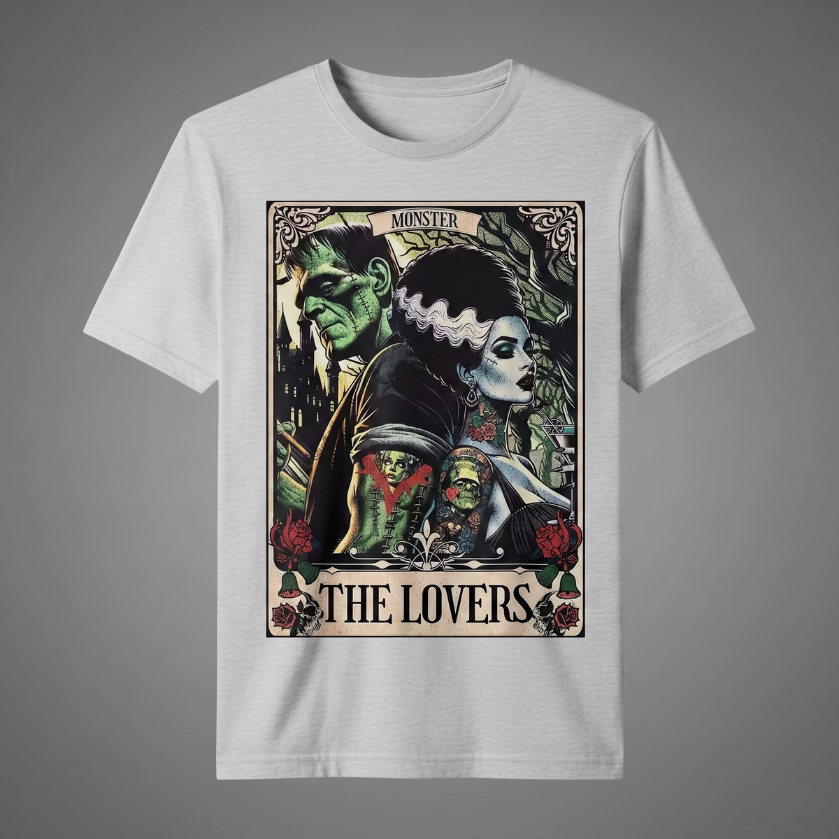 FRANKENSTEIN AND BRIDE TEE