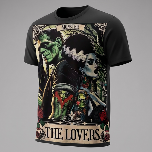 FRANKENSTEIN AND BRIDE TEE