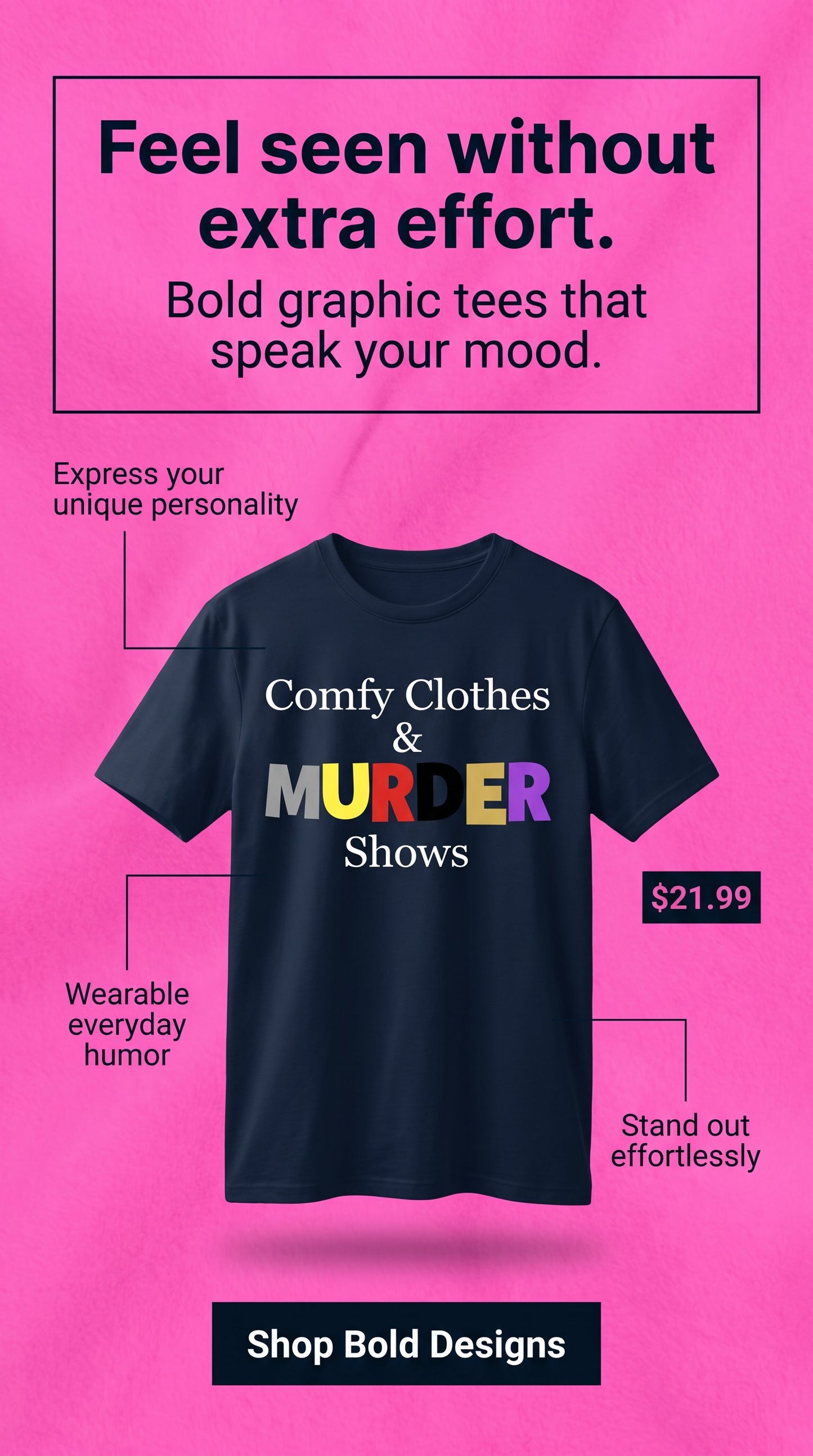 COMFY CLOTHES AND MURDER SHOWS
