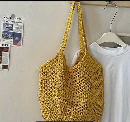 WOMEN'S BOHO WOVEN BAG- LARGE CAPACITY HOLLOW SHOULDER BAG 