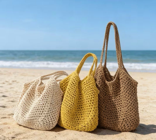 WOMEN'S BOHO WOVEN BAG- LARGE CAPACITY HOLLOW SHOULDER BAG 