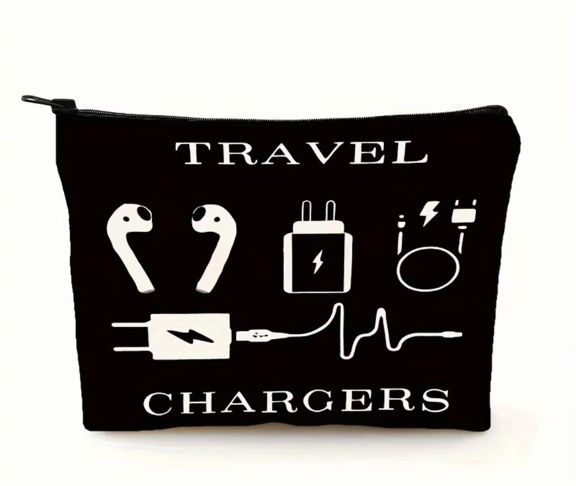 CHARGER AND CABLES TRAVEL BAG