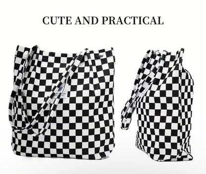 Cute Corduroy Tote Bag Shoulder Handbags for Women 