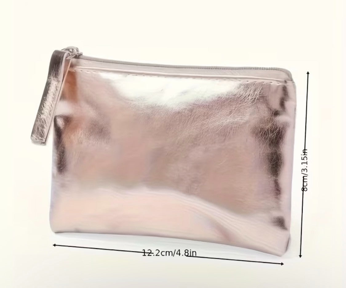 CUTE MINI ROSE GOLD MINIMALIST WALLET
