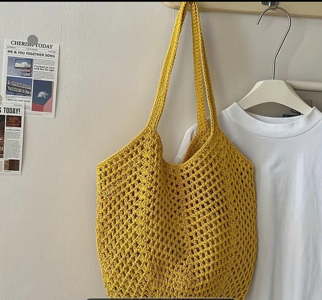 WOMEN'S BOHO WOVEN BAG- LARGE CAPACITY HOLLOW SHOULDER BAG 