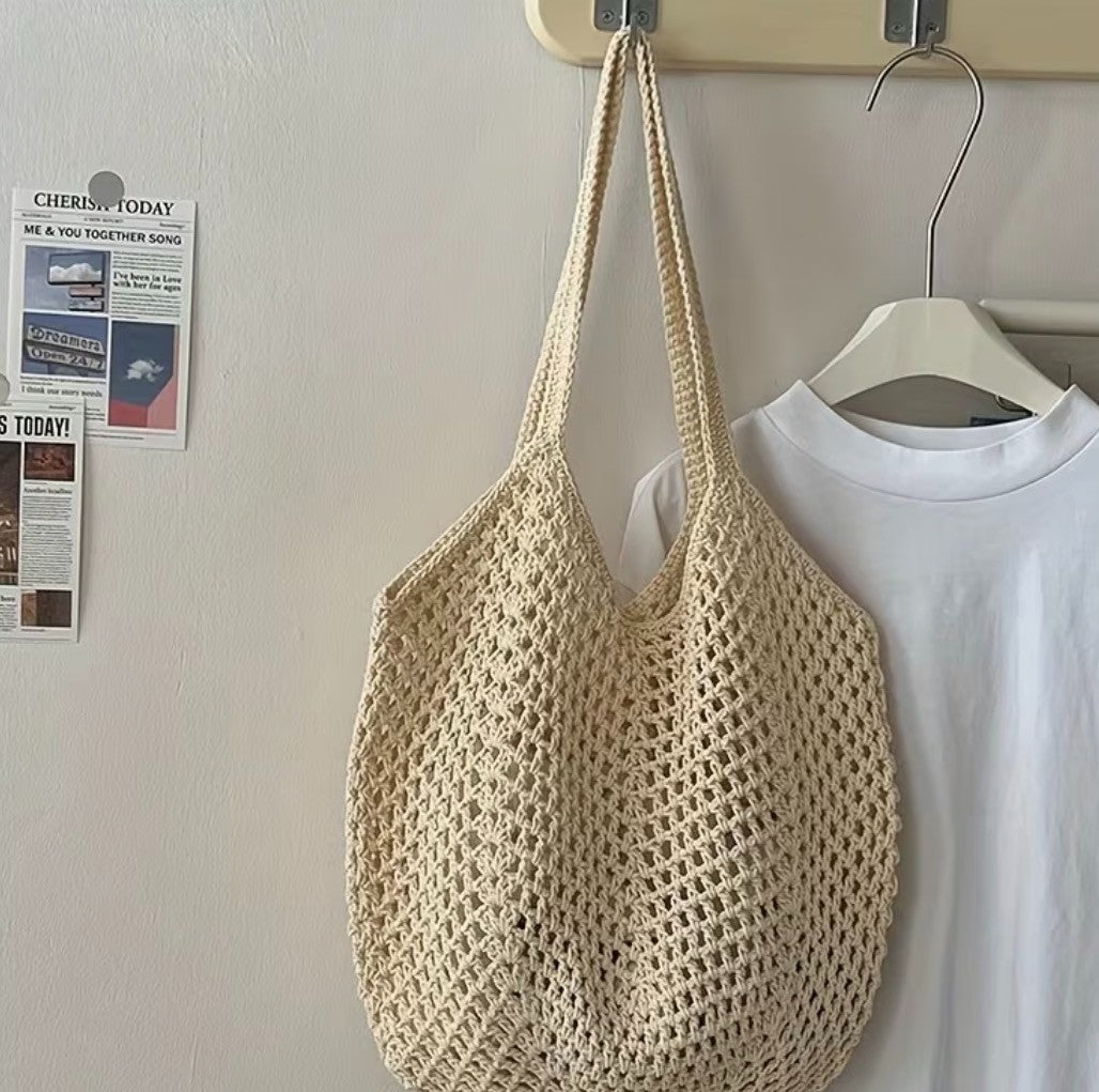 WOMEN'S BOHO WOVEN BAG- LARGE CAPACITY HOLLOW SHOULDER BAG 