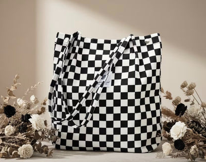 Cute Corduroy Tote Bag Shoulder Handbags for Women 