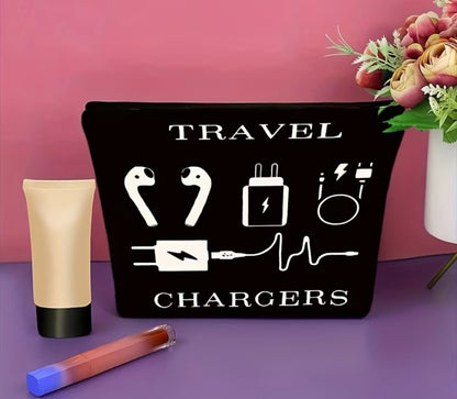 CHARGER AND CABLES TRAVEL BAG