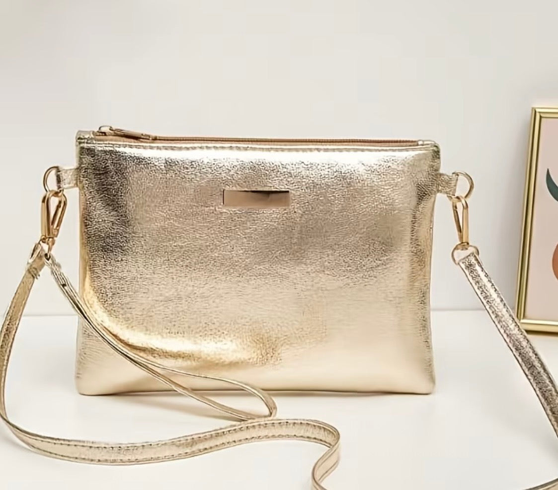 Solid Color Women's Travel Single Shoulder Crossbody Bag Handheld Small Coin Purse