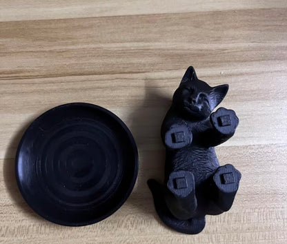 Cat Themed Jewelry Plate Pet Style Storage Box