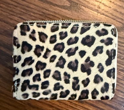 Leopard Print Short Women's Wallet