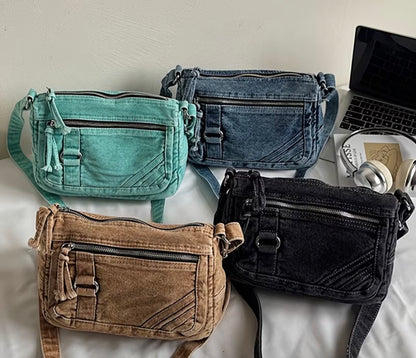 Vintage Street-Style Women's Trendy Shoulder Crossbody Bag