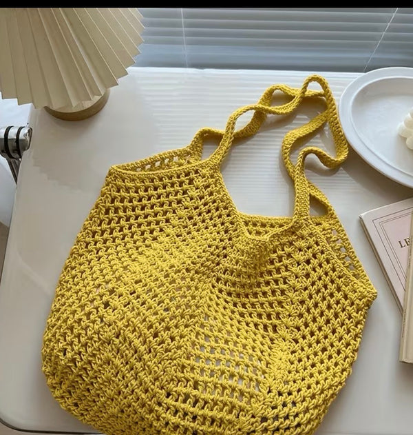 WOMEN'S BOHO WOVEN BAG- LARGE CAPACITY HOLLOW SHOULDER BAG