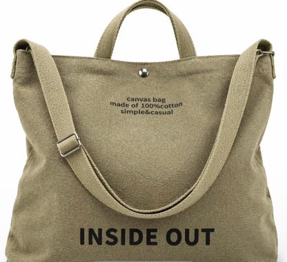 Women Canvas Tote Bag Travel Shoulder Bag Large Capacity Crossbody Top Handle Fashion Handbags