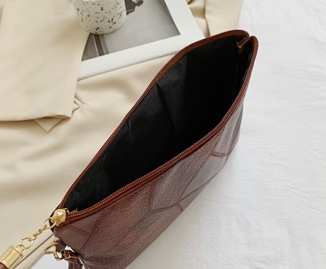 Women's Straw Clutch Bag, Bohemian Summer Beach Straw Purse