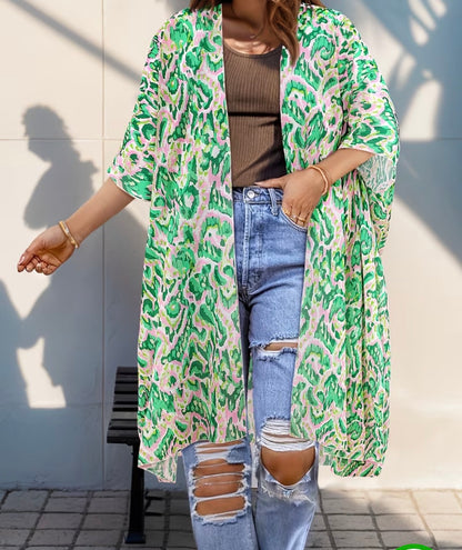 Floral Print Cardigan