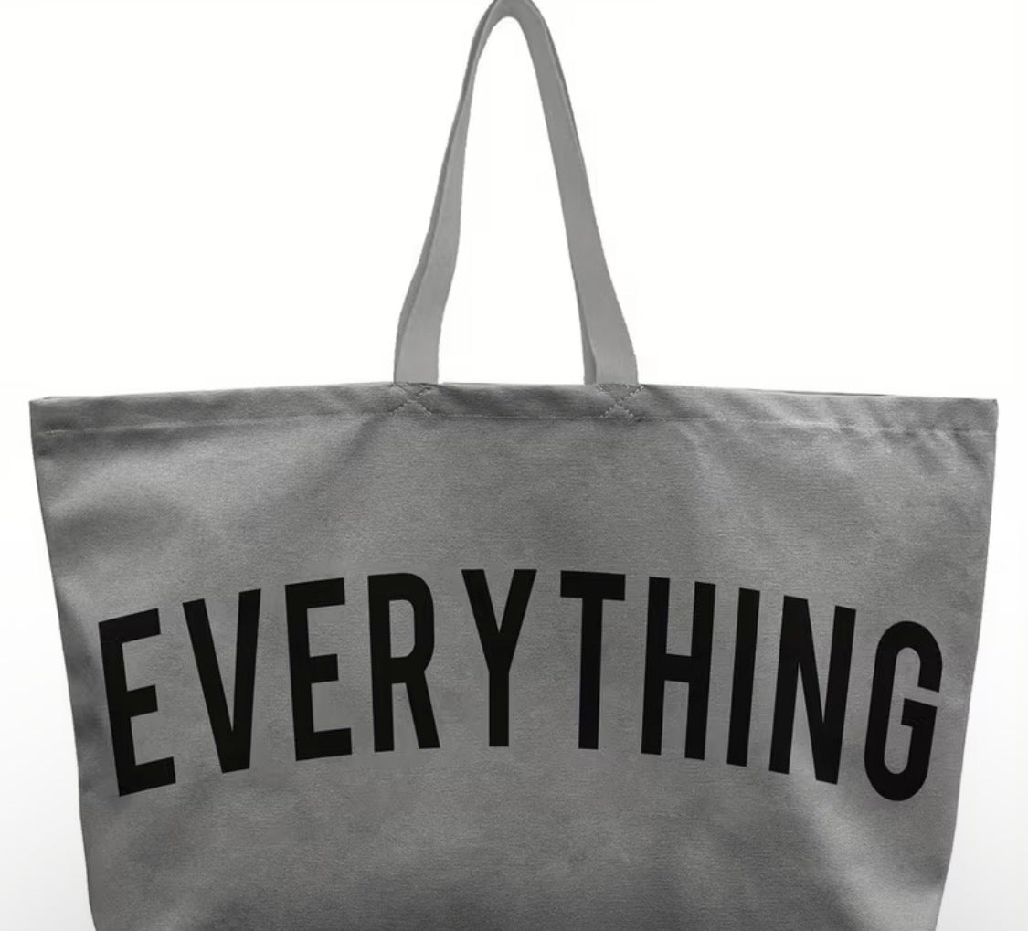 Large-Capacity Canvas Tote Bag