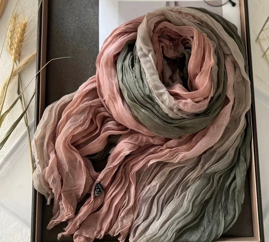 Lovely Gradient-Colored Scarf