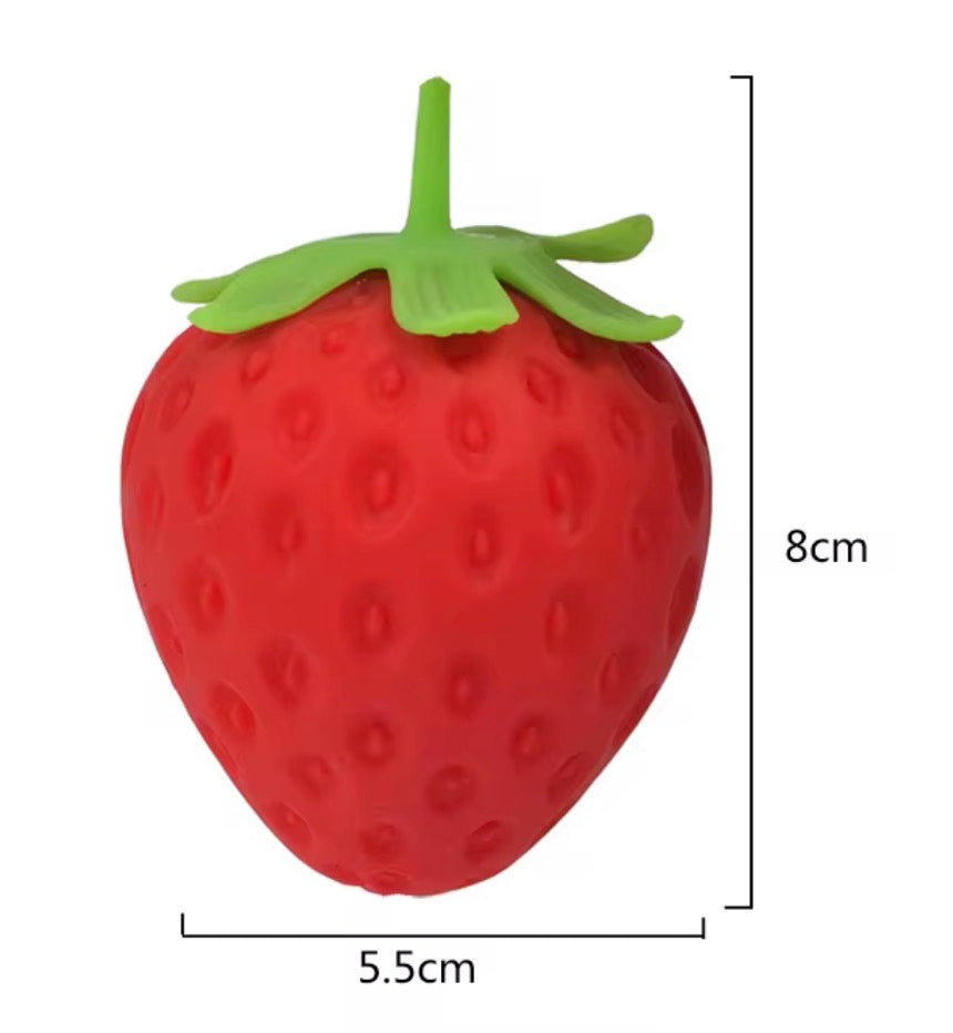 STRAWBERRY SQUEEZE SQUISHY- STRESS RELIEF