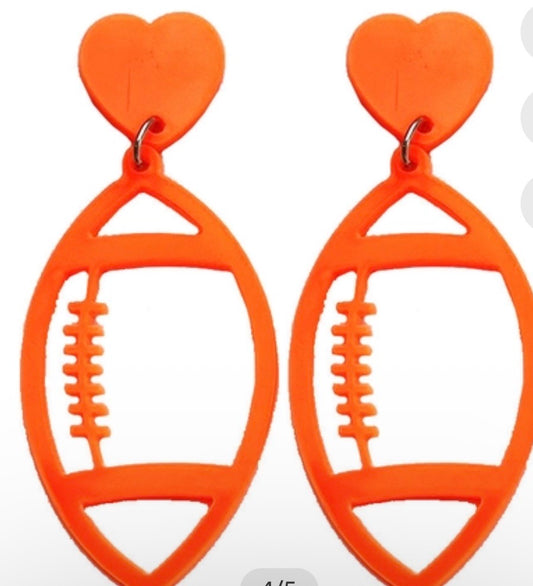 FOOTBALL DROP EARRINGS