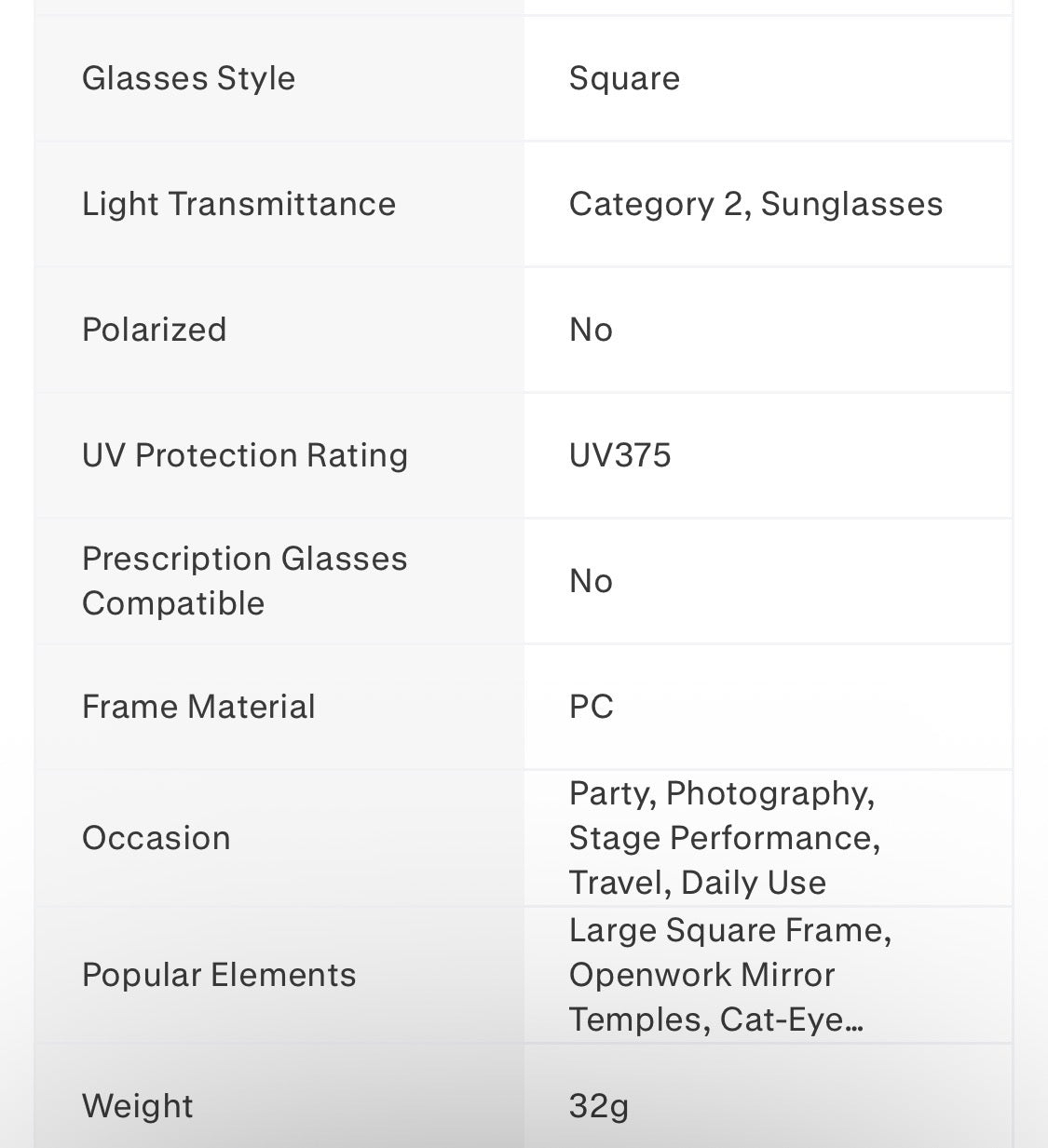 Red Cat Eye Sunglasses