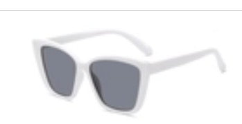 WHITE CAT EYE SUNGLASSES