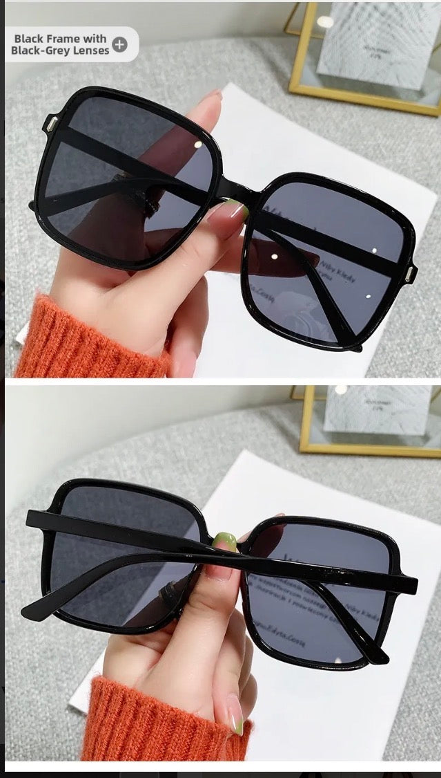 Retro Oversized Square Sunglasses