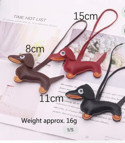 Dachshund Dog Keychain Bag Pendant