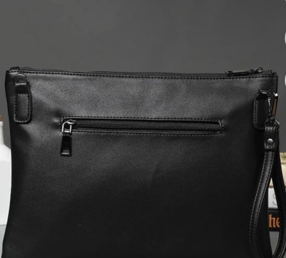 Biker Style Studded Rivet Clutch Bag