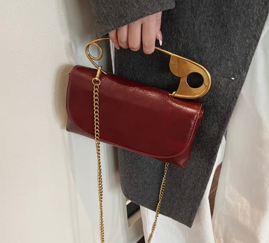 NICHE SAFETY PIN CUTE HANDBAG