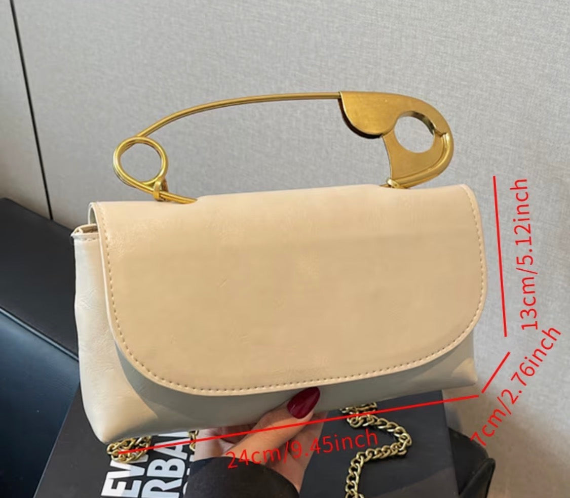 NICHE SAFETY PIN CUTE HANDBAG