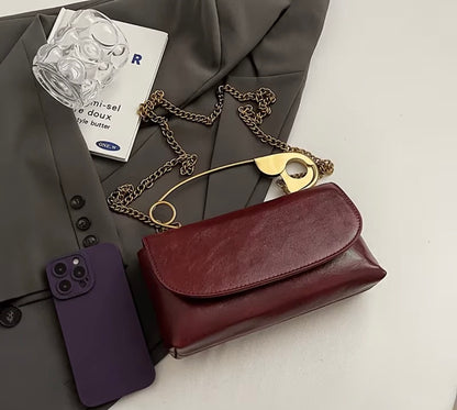 NICHE SAFETY PIN CUTE HANDBAG