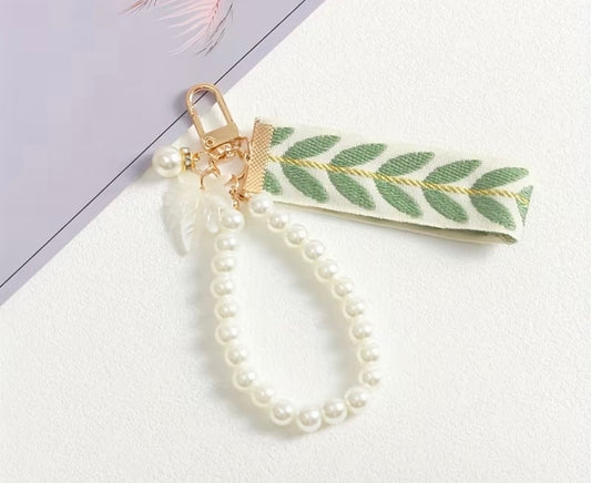 Simple and Fresh Woven Strap Phone Lanyard