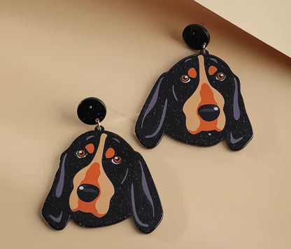SMOKEY THE UT MASCOT DANGLE EARRINGS