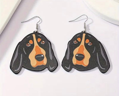 Smokey Mascot Dangle Earrings | Tennessee Game Day Jewelry