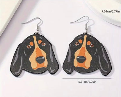 Smokey Mascot Dangle Earrings | Tennessee Game Day Jewelry