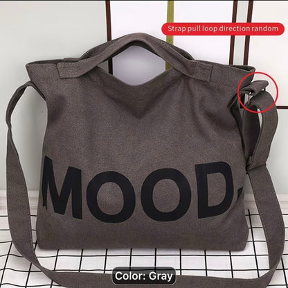 GRAY TOTE BAG