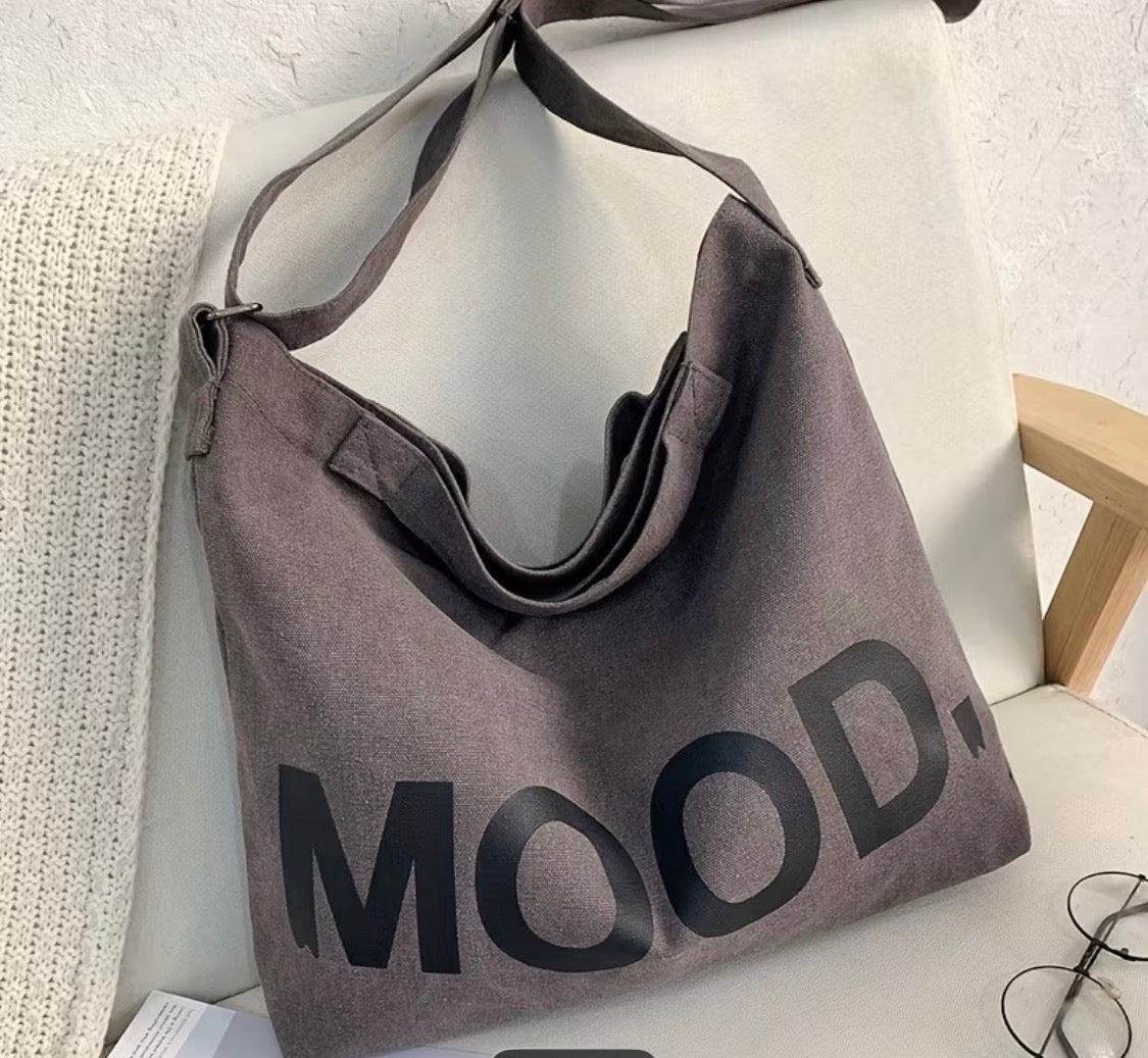 GRAY TOTE BAG