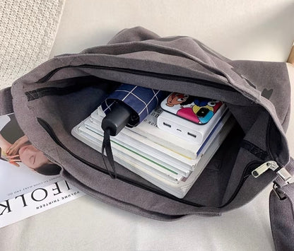 GRAY TOTE BAG