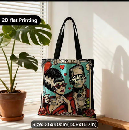 MONSTER ROMANCE TOTE BAG