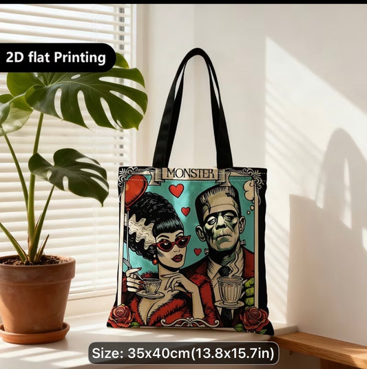 MONSTER ROMANCE TOTE BAG